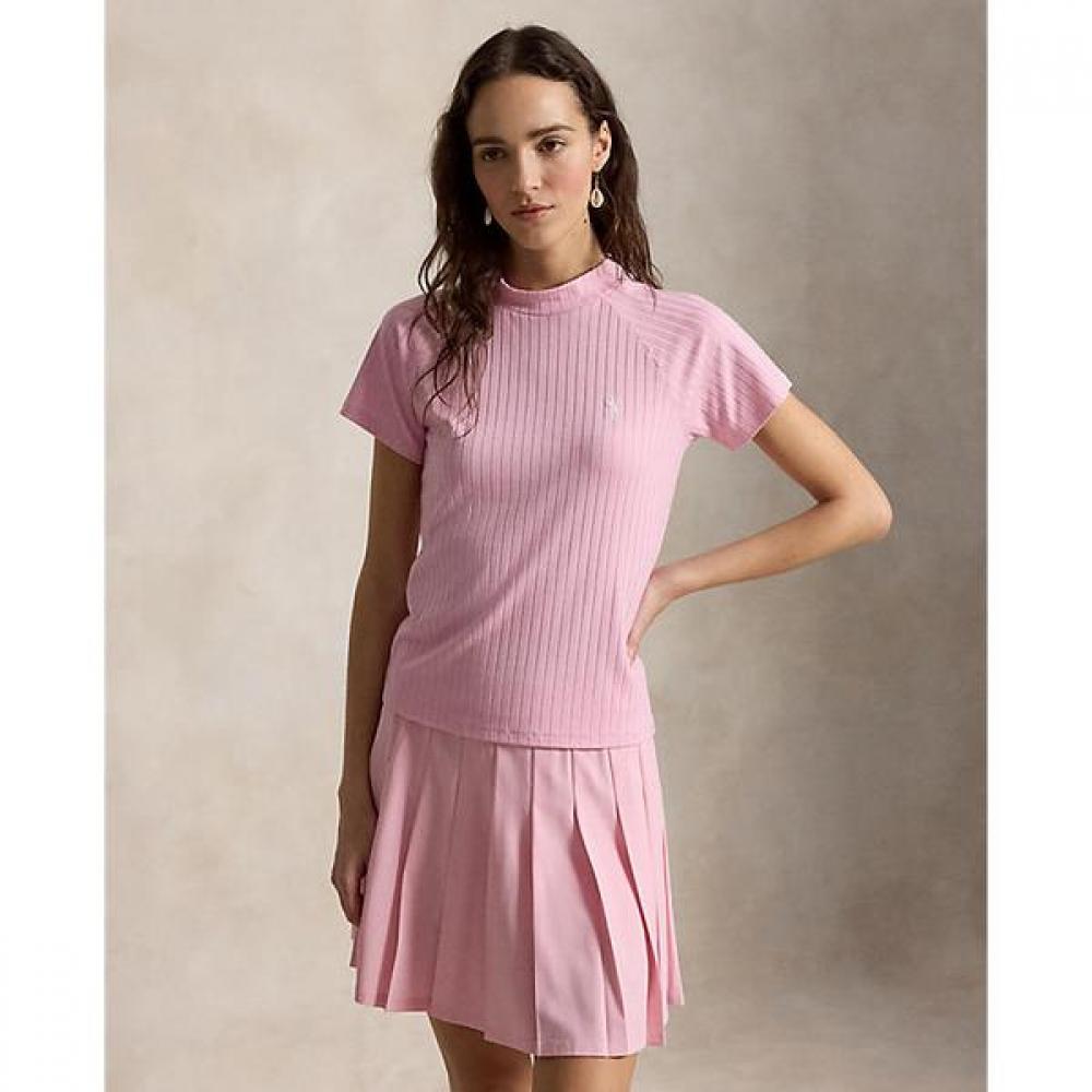 Polo Ralph Lauren Women S Rib Stretch Blend Mock Neck S