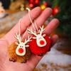 Cartoon Wool Felt Deer Christmas Ornament - Tree Decoration Gift