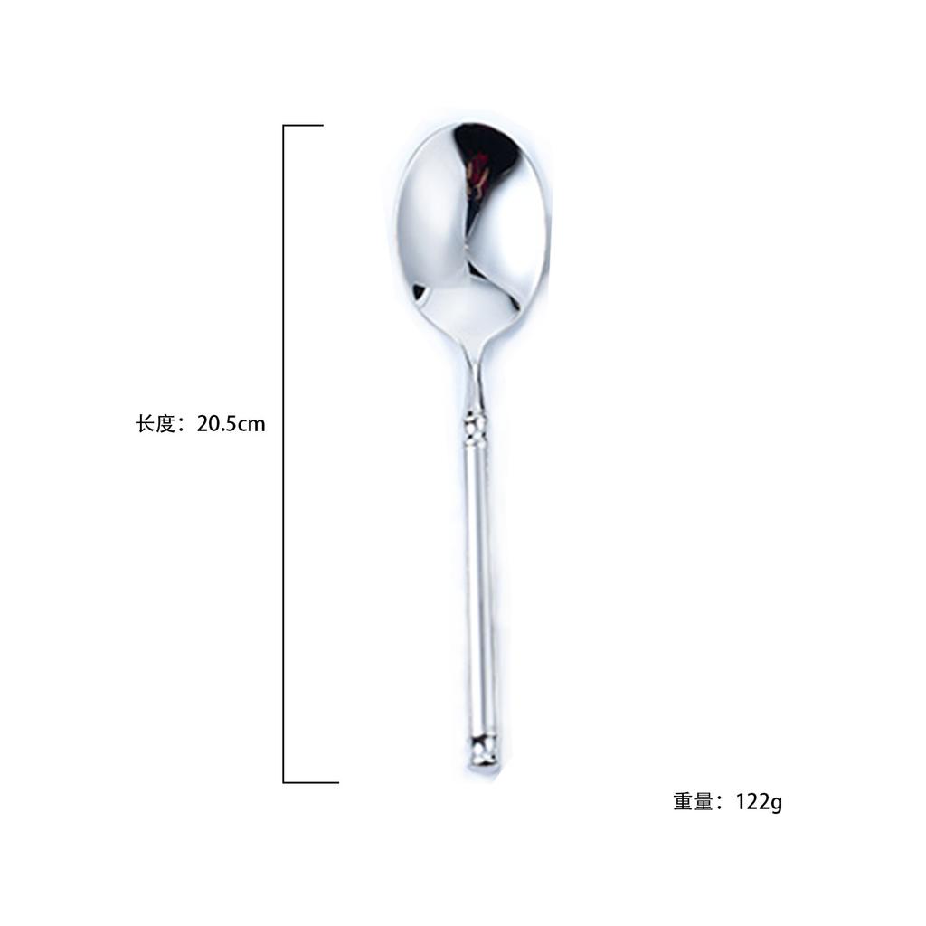 Q6 Roman knife, fork and spoon 304 stainless steel thickened western knife and fork legendary style thick steak knife, fork and spoon set