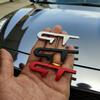 3D Metal GT Logo Car Trunk Rear Emblem Insignia Sticker for Renault Logan Clio Megane Kangoo 1 2 3 4 Captur ESP