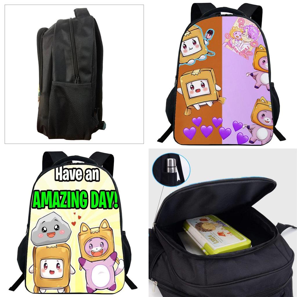 Lankybox Rucksack Cartoon Schultasche Für Kinder Mit Verstellbaren Gepolsterten Trägern Und Stilvollem Design