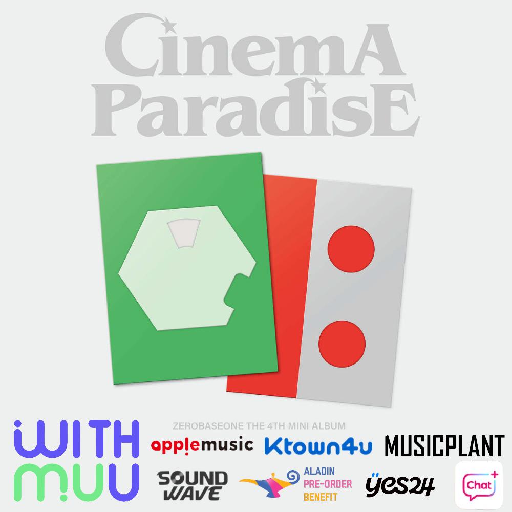 

Предварительный заказ ZEROBASEONE 4-й мини-альбом CINEMA PARADISE & SHOP POB