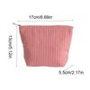 Large Capacity Striped Cosmetic Bag Handheld Pencil Pouch Women Toiletry Bag  Travel Essential