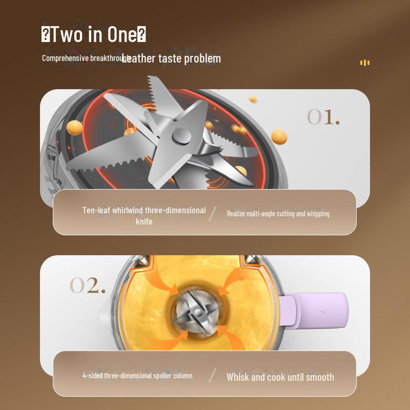 Zhengong Intelligent Wall-Breaker: 10-Blade Multipurpose Cooking & Soy Milk Machine with Quiet Operation, No Soaking or Filtering Needed.
