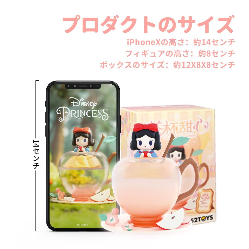 52TOYS DISNEY PRINCESS Sweeties Blind Box Trading Figures Collectible Figures Painted Gachapon Desktop Decoration Doll Toys Perfect Gift for Disney