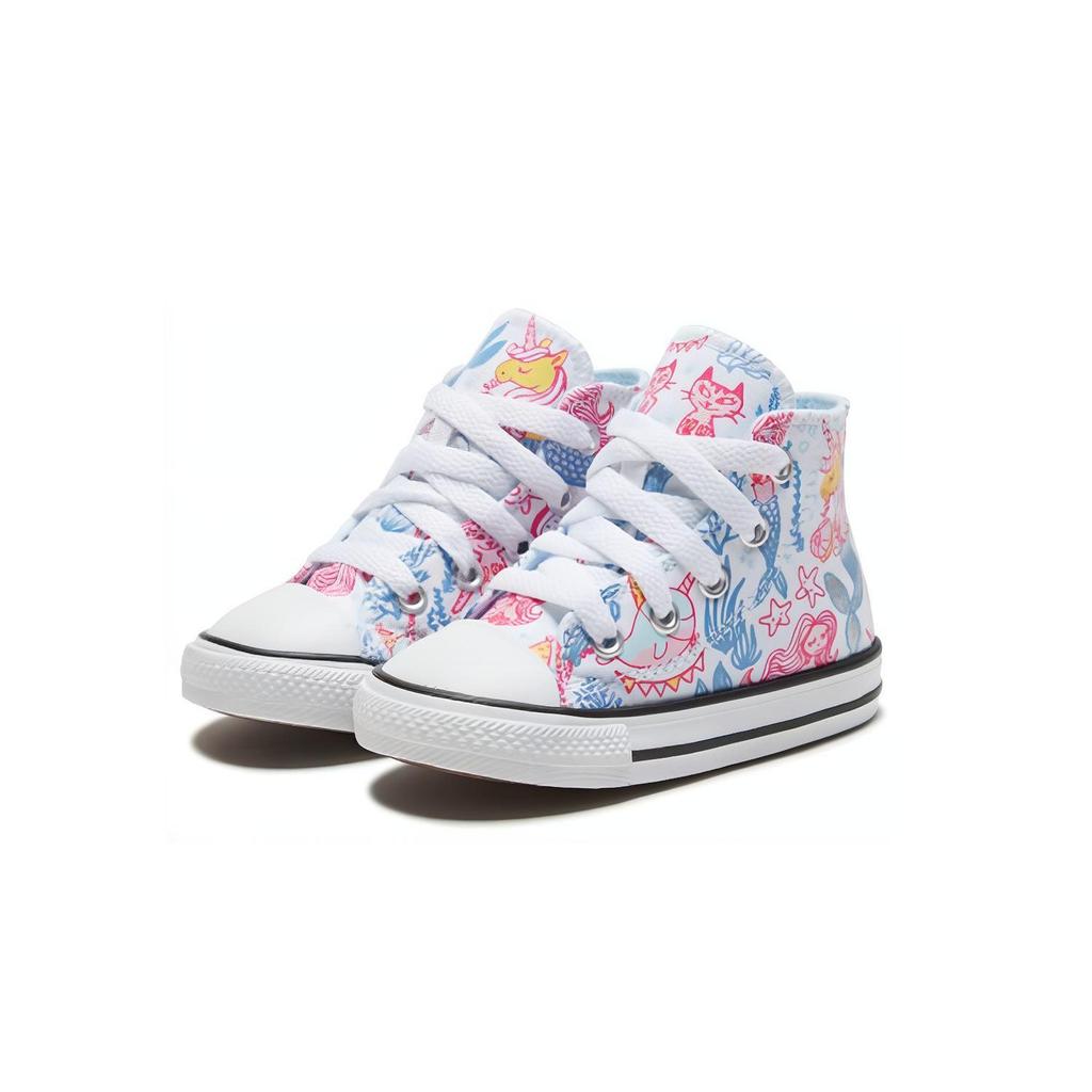 Converse Chuck Taylor All Star Pu High top Canvas Shoes Pink Blue Infant And Toddler 768094C