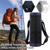 1PC Water Bottle Round Insulation Cover Folding Ice Pack Hot Water Bottle Insulation Cover for Outdoor Picnic Trip