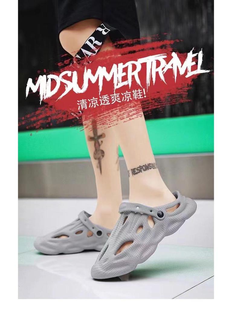 Sandalias de Moda Antideslizantes para Hombre 2024, Estilo Coreano, Suela Gruesa, Suaves, para Conducir al Aire Libre