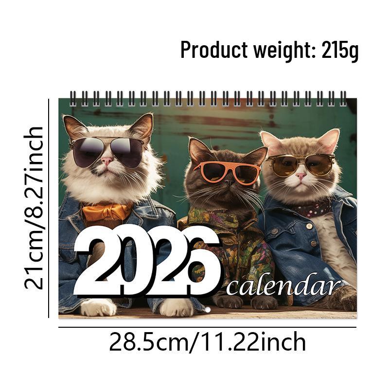 

2026 Cute Cat Fashion Calendar