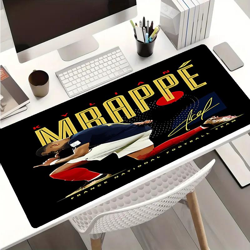 Kylian Mbappé Mouse Pad - Non-Slip Rubber Base, Smooth Surface for Work,Gaming,Office,And Home Use, Desk Mouse Pad