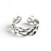 Elegant Three Wavy Layer Hollow Ring Stylish 925 Pure Silver Accessory Gifting For