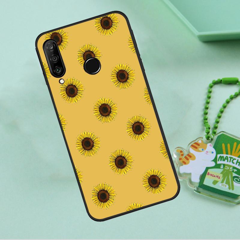 Daisy Sunflower Floral Flower For Huawei Nova 8i 11i 12i 12s 9 10 SE Y90 Y60 Y70 Y72 Y61 Y91 P20 P30 P40 Lite P60 Pro Case