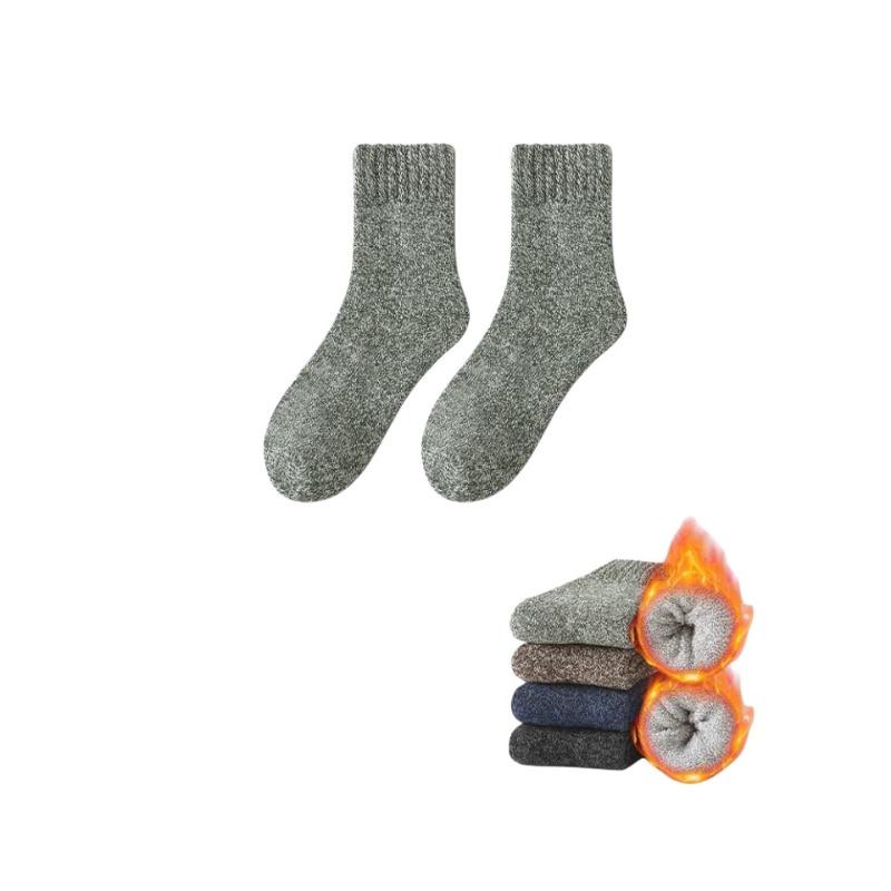 Men's Autumn and Winter Thickened Velvet Warm Tube Wool Socks