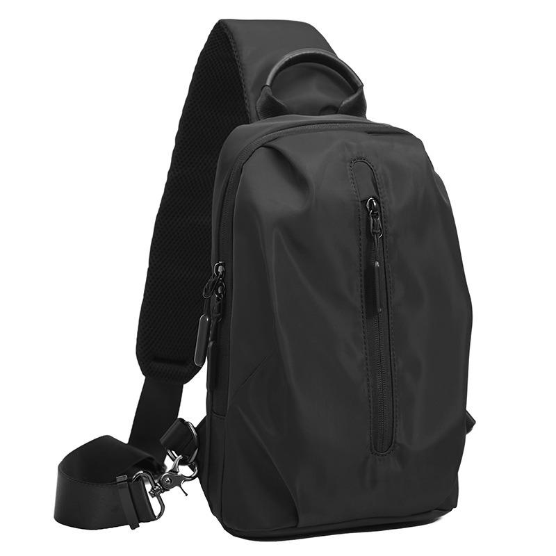 Casual men's breast bag waterproof shoulder messenger bag multi-functional trendy brand oblique backpack small bag men's bag sling bag