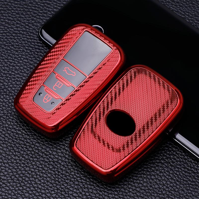 

Toyota 8th Gen Camry, IZOA, Corolla CHR, Levin, Highlander Carbon Fiber Key Cover