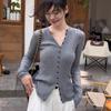 Petite, Elegant, Figure-hugging, Long-sleeved Lace Sweater for Women's Autumn and Winter, A Versatile Knitted Sweater for Hot Girls