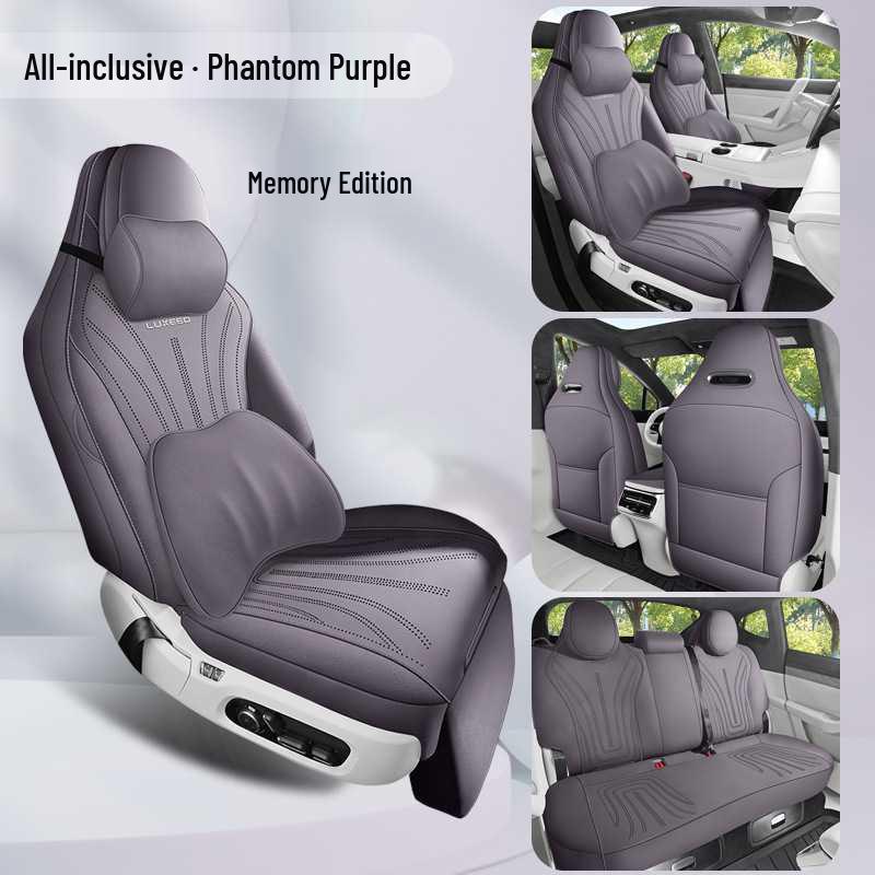 Zhijie R7 Perforated Suede Full-Coverage Seat Cushion – Breathable, All-Season Mat Cover