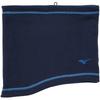 Mizuno Reversible Neck Warmer for Size Navy x Free Size Training, 32JY2700, Blue,