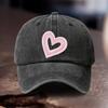 Pc Adjustable Hat with Love Print Pattern Unisex Outdoor Sports Style Ideal Gift for Weddings Parties Birthdays Racing Tea