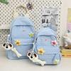 Schoolbag high value backpack women's 1011 new cute sweet large capacity student class schoolbag junior high school backpack