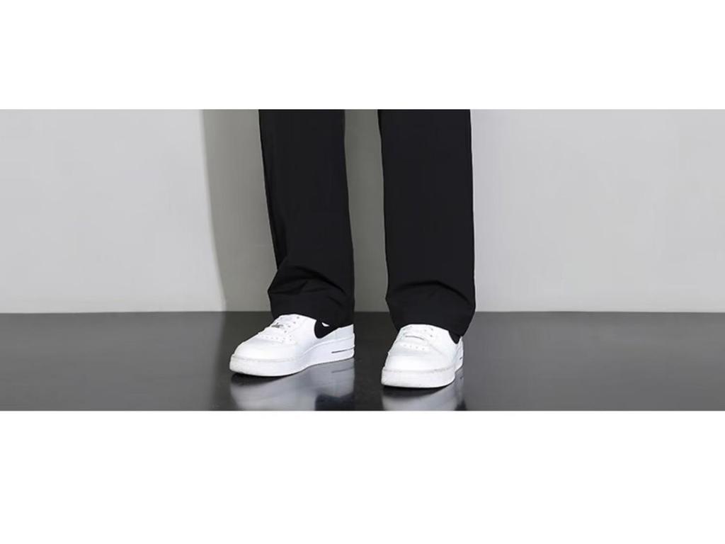 Pantaloni Casual Sottili in Seta Ghiacciata da Uomo - Vestibilità Slim, Stile Coreano, Leggeri, Pantaloni Sportivi Dritti Larghi per Primavera, Estate e Autunno.