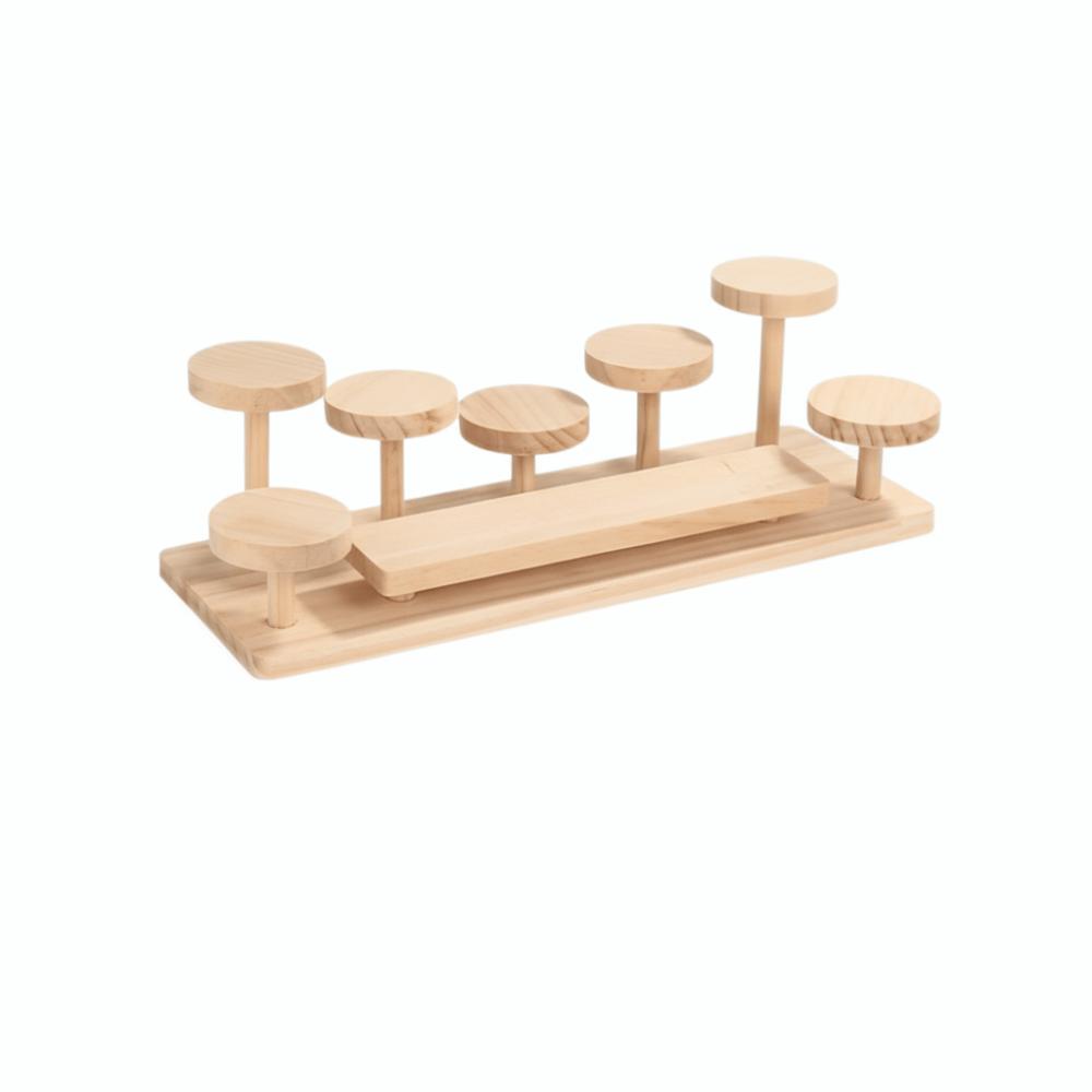 

Многоярусная конструкция Настольная полка для хранения Деревянная подставка для растений Стоячие полки Витрина для ювелирных изделий Style B