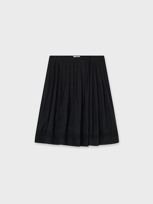 TINKNIT Pleated Skirt Scant_Ivory