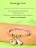 Dragon Boat Festival Tassel Pendant: Five-Color Pink Zongzi String with Gourd for Peace and Health