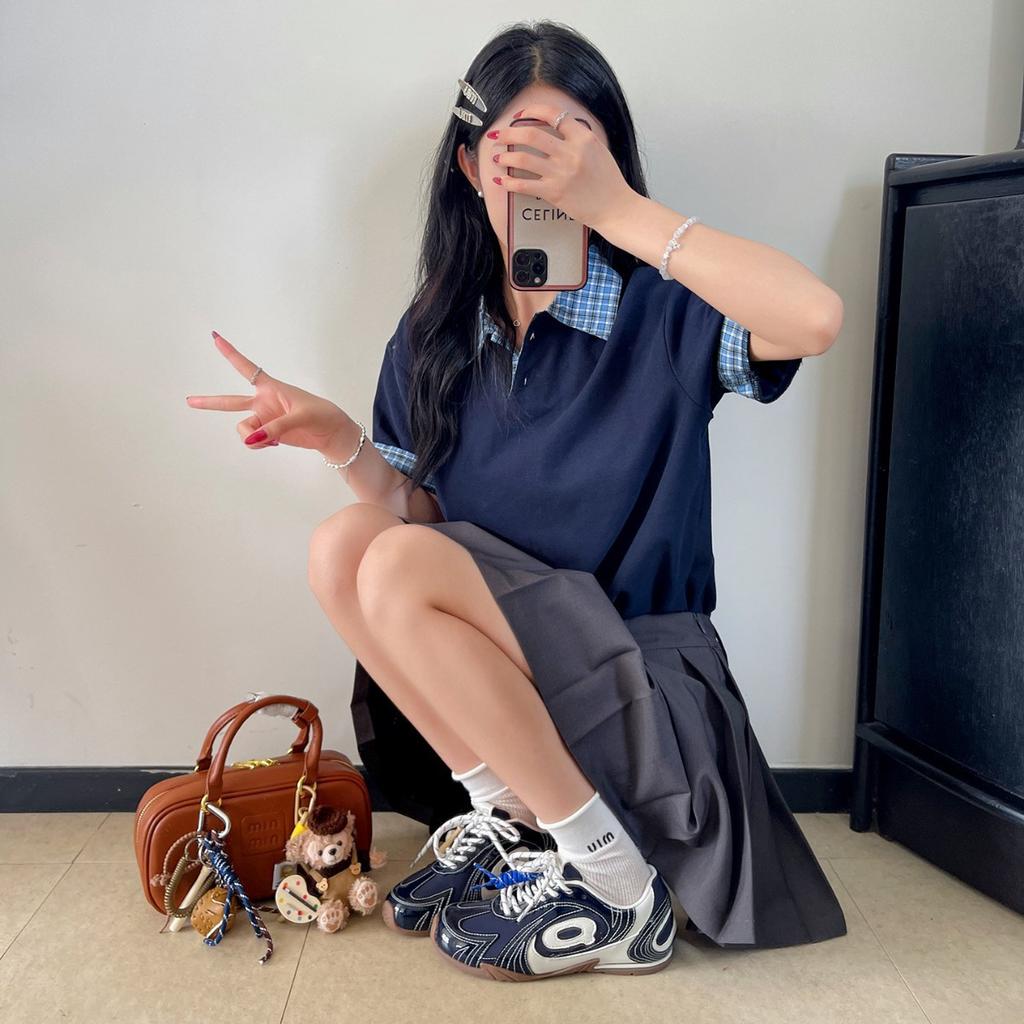 Retro versatile baseball moral training shoes for women's 2025 spring and autumn new breathable thin-soled casual sports racing Forrest Gump shoes