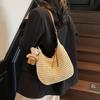 Casual Bag Women's New Versatile Shoulder Seaside Vacation Beach Bag Woven Commuter Tote Bag