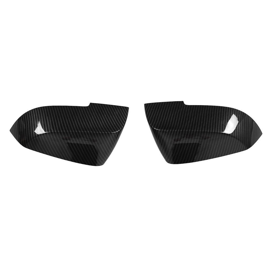 1 Pair Rearview Mirror Cover Cap 51167292745 Carbon Fiber Style Protective Side Door Mirror Cover Fo