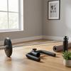 Curved Barbell Handle 52 Mm Inner Diameter Crossbar Seamless Steel