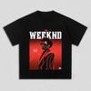 T-shirt Fan Graphique The Weeknd After Hours til Dawn Tour 100% Coton Unisexe Unisexe Y2k Populaire Oversize T-shirt Décontracté