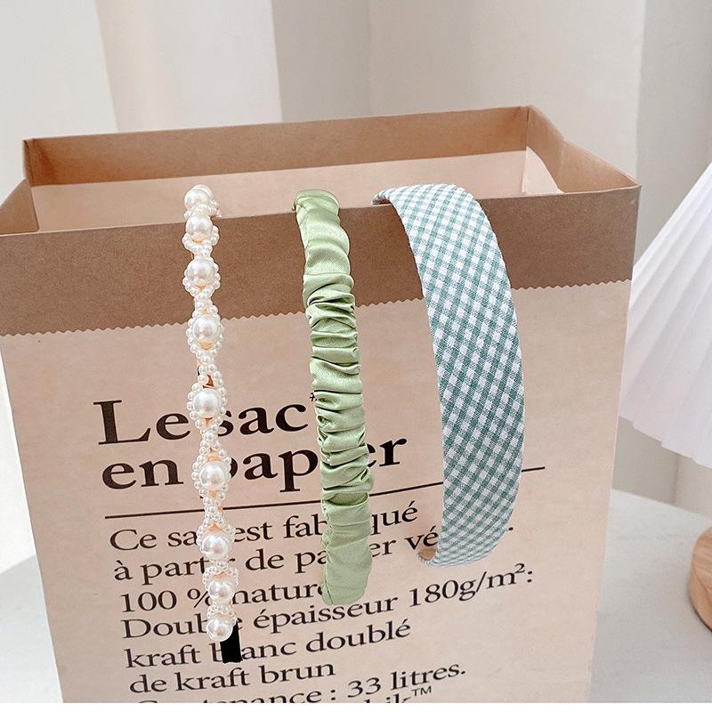 1/3/5/7/8 Pcs New Pearl Headband All-match face wash headband Hair Accessories for Women