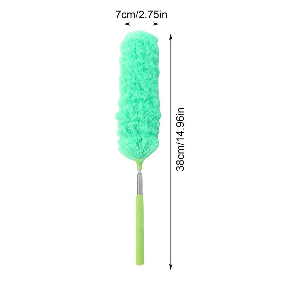 Telescopic Cleaning Duster Lightweight Dust Brush Flexible Dust Cleaner Gap Dust Removal Dusters Household Cleaning Tools зелёный