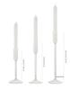 Minimalism Glass Candle Holders for Candlesticks Christmas Events Party Wedding Centerpiece Decorations Home Decor Bulk Set