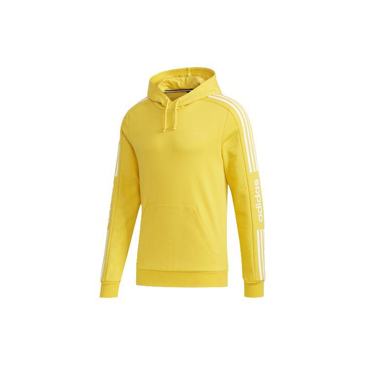 Adidas Neo Side Stripe Knit Hoodie Men Yellow FU1071 L