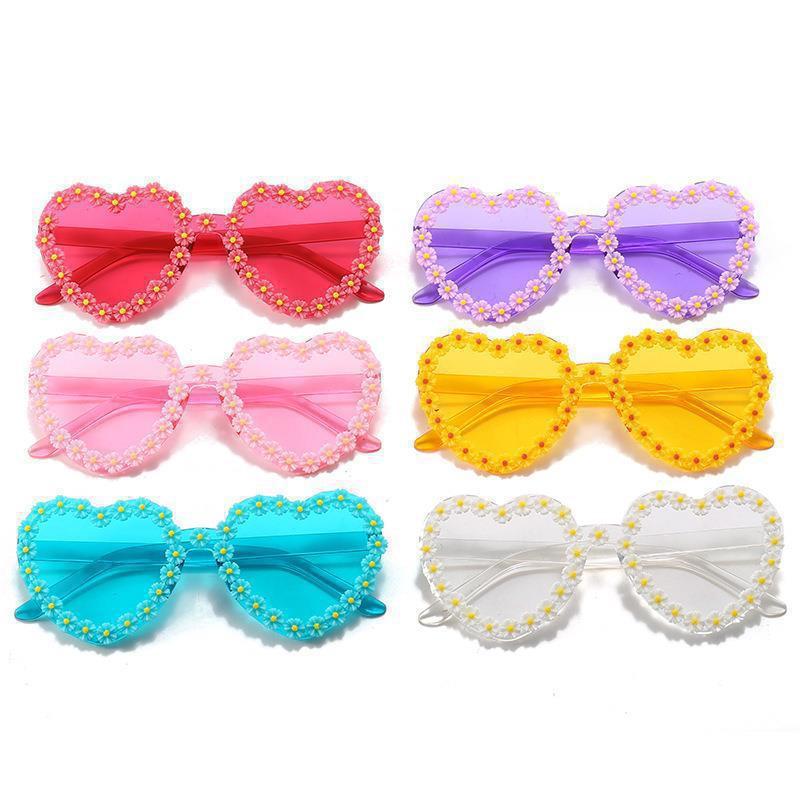 Fashion Heartshaped Sunglasses With Uv Protection For Women And Men Diy Frame