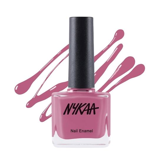 Nykaa Nail Enamel, Matte Finish, Rustic Rose -264, 15 Ml