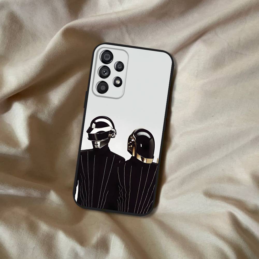 D-Daft Punk Band Phone Case For Samsung  A20,A21s,A22,A31,A32,A52,A53,A72,73,A80 Soft Black Cover Samsung a11