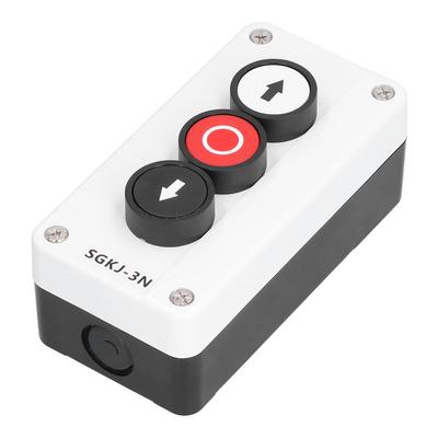 Momentary Switch Station Box Up and Down Stop Control Push Button for Winch Roller Door Truck Tail LiftSGKJ 3N