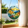 Yousheng Acrylic Jigsaw Puzzle Suncatcher Stained Glass Window Hanging Ornament DIY Puzzles Sun Catcher Panel for Home Decor Gifts for Mom