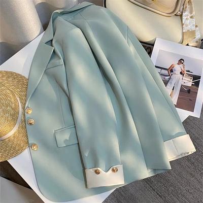 Women's Casual Suit Coat Spring New Design Sense Coat Korean Temperament Ladies Small Suit Multi-color Optional