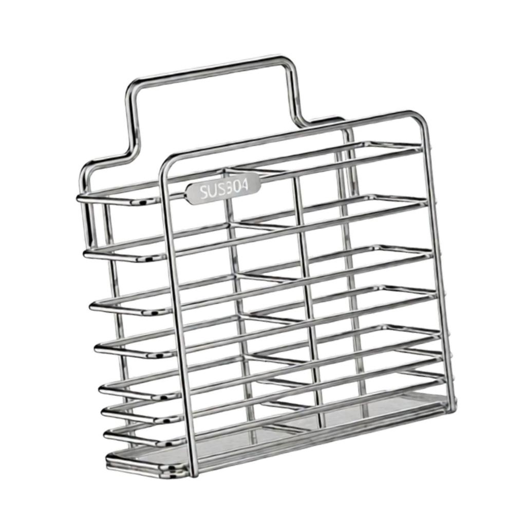 Chopsticks Holder Multifunctional Tabletop Wall Mounted Kitchen Utensils Holder Drying Rack with Drain Tray for Spoons Tableware