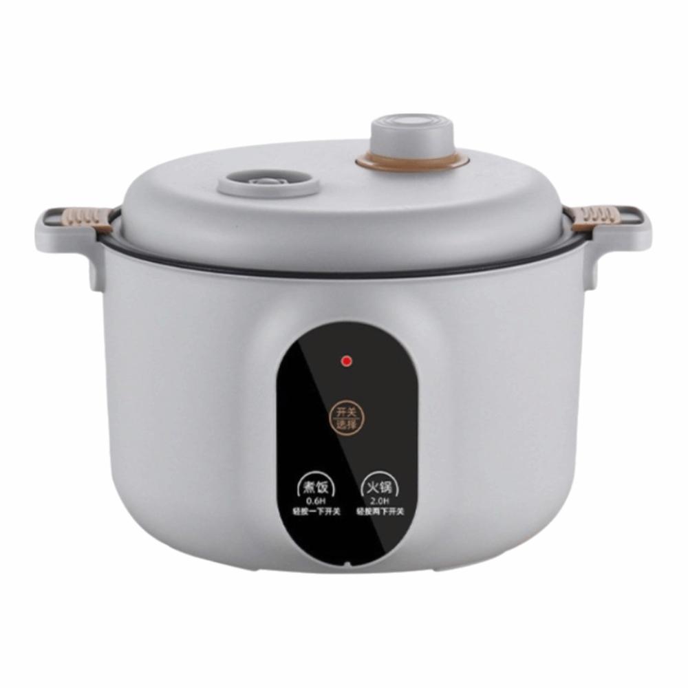 

Легкая 20-см скороварка с микродавлением, антипригарная, с быстрым нагревом, рисоварка, защита от перелива, 2 л, кастрюля для приготовления под давлением, студенческое общежитие серый