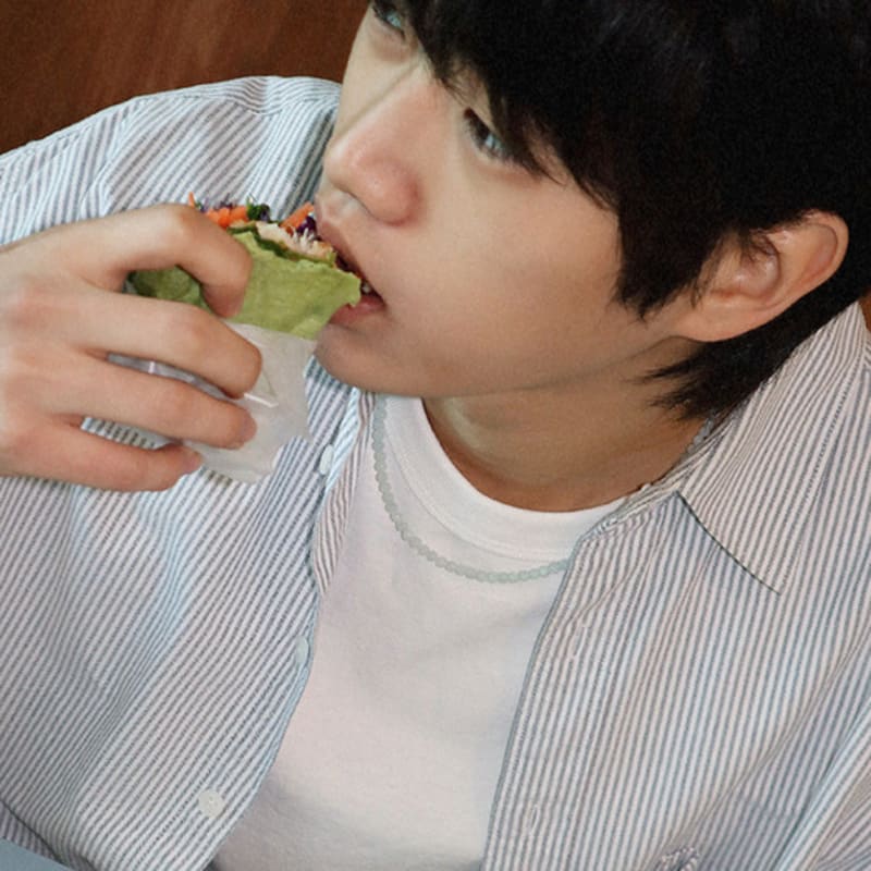 BICYCLE TROPHY BT Gemstone Necklace 12 (4mm Filled Jade Mint)