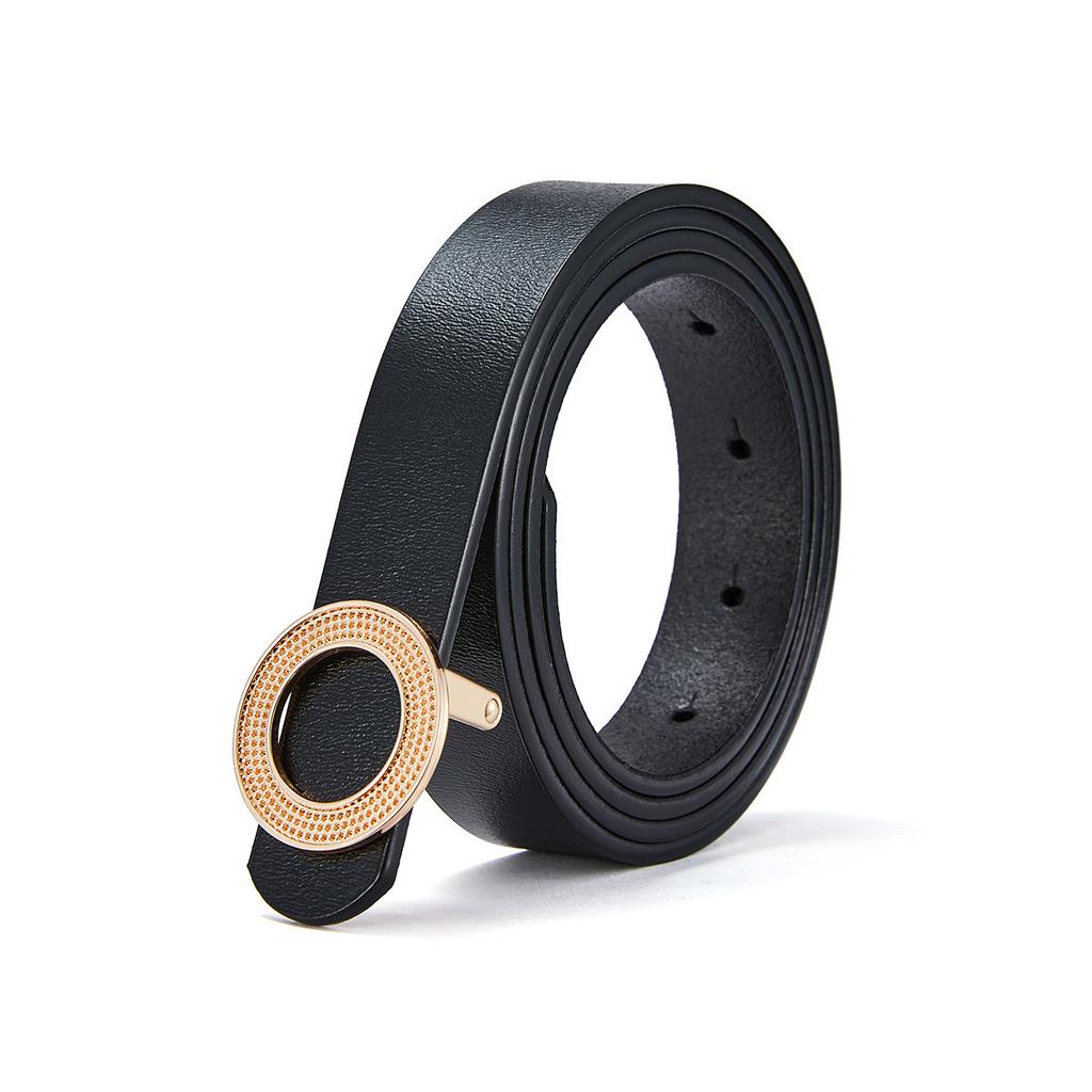 Women'S Belt, Leather Thin Belt, Retro Versatile Jeans With Women'S Skirt Decoration Women