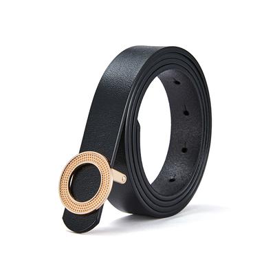 Damengürtel Echtes Leder Dünner Gürtel Retro Vielseitig Jeansgürtel Damen Rockdekoration