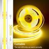 DC12V 24V COB LED Strip Light Flexible Tape Ribbon LED Light For Room Decor Backlight 3000-6000K Linear Dimmable 1M 2M 3M 5M 10M
