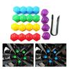 56mm Center Hub Caps for Tesla Model 3 Y S X Car Wheel Valve Cap Tire Lug Nut Protective Cover Exterior Decoration 25pcs / 29pcs